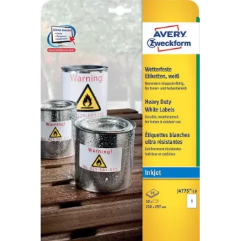 Etiqueta autoadhesiva rectangular AVERY J4775-10