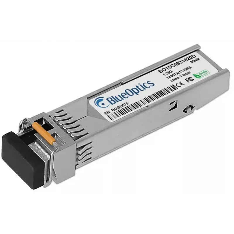 Módulo transceptor de fibra óptica BlueOptics J9142-61101-BO SFP LC aluminio 20 g