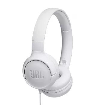 JBL Tune 500 BLANCO, con cable, 20 - 20000 Hz, música, 148 g, auriculares, blanco