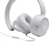 JBL Tune 500 JBLT500WHT auriculares supraaurales, con cable, micrófono, cable plano antienredos, blancos