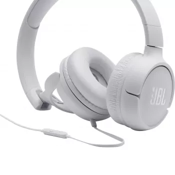 JBL Tune 500 BLANCO, con cable, 20 - 20000 Hz, música, 148 g, auriculares, blanco