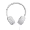 JBL Tune 500 JBLT500WHT auriculares supraaurales, con cable, micrófono, cable plano antienredos, blancos