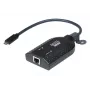 Adaptador KVM ATEN USB-C Virtual Media KA7183-AX USB teclado ratón negro