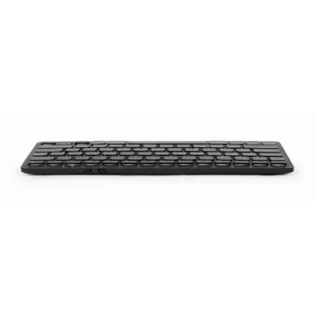 Teclado Gembird KB-BTRGB-01-DE universal Bluetooth QWERTZ alemán negro