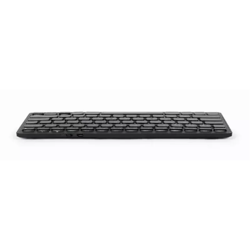 Teclado Gembird KB-BTRGB-01-DE universal Bluetooth QWERTZ alemán negro