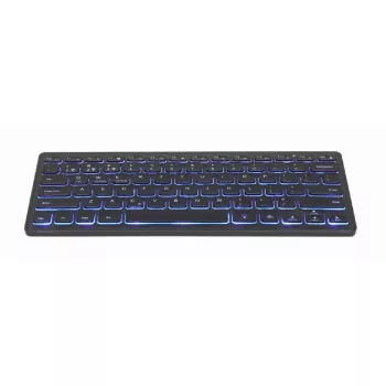 Teclado Gembird KB-BTRGB-01-DE universal Bluetooth QWERTZ alemán negro