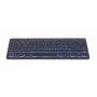 Teclado Gembird KB-BTRGB-01-DE universal Bluetooth QWERTZ alemán negro
