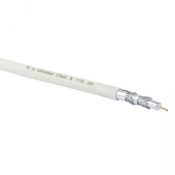 Cable coaxial Schwaiger KOX13525 052 75 Ω 25 m blanco