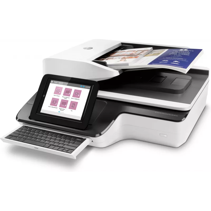 HP Scanjet Enterprise Flow N9120 fn2 Escáner de sobremesa y ADF 600 x 600 DPI A3 Negro, Blanco