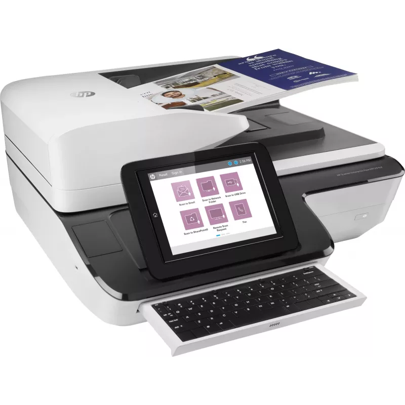 HP Scanjet Enterprise Flow N9120 fn2 Escáner de sobremesa y ADF 600 x 600 DPI A3 Negro, Blanco