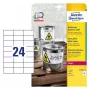 Etiqueta autoadhesiva para impresora Avery L4718-20