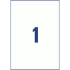 Etiqueta autoadhesiva rectangular Avery Zweckform L4775REV-20 — Blanco, Permanente, 210×297 mm, 20 hojas