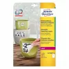 Etiqueta autoadhesiva rectangular Avery Zweckform L4775REV-20 — Blanco, Permanente, 210×297 mm, 20 hojas
