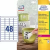 Etiqueta autoadhesiva Avery L4778REV-20 Rectángulo redondeado