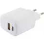 Cargador de dispositivos móvil Schwaiger LAD260 512 carga rápida interior blanco