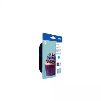 Brother LC123CBP Cartucho de tinta 1 ud. original cian