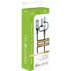 Cable USB Schwaiger LKU 100 1,5m USB 2.0 A Micro-USB B negro plateado