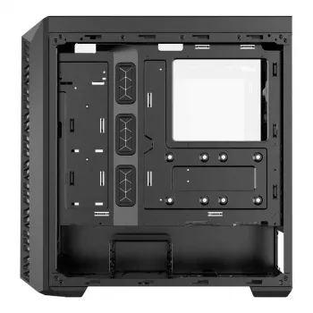Carcasa COOLER MASTER MASTERBOX 520 MESH BLACKOUT EDITION MidiTower negra