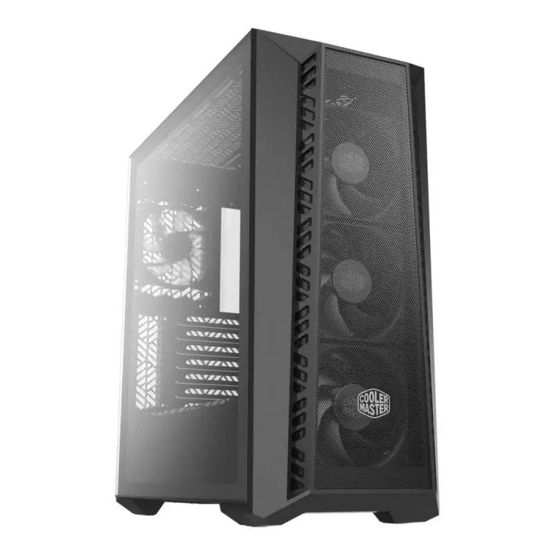 Carcasa COOLER MASTER MASTERBOX 520 MESH BLACKOUT EDITION MidiTower negra