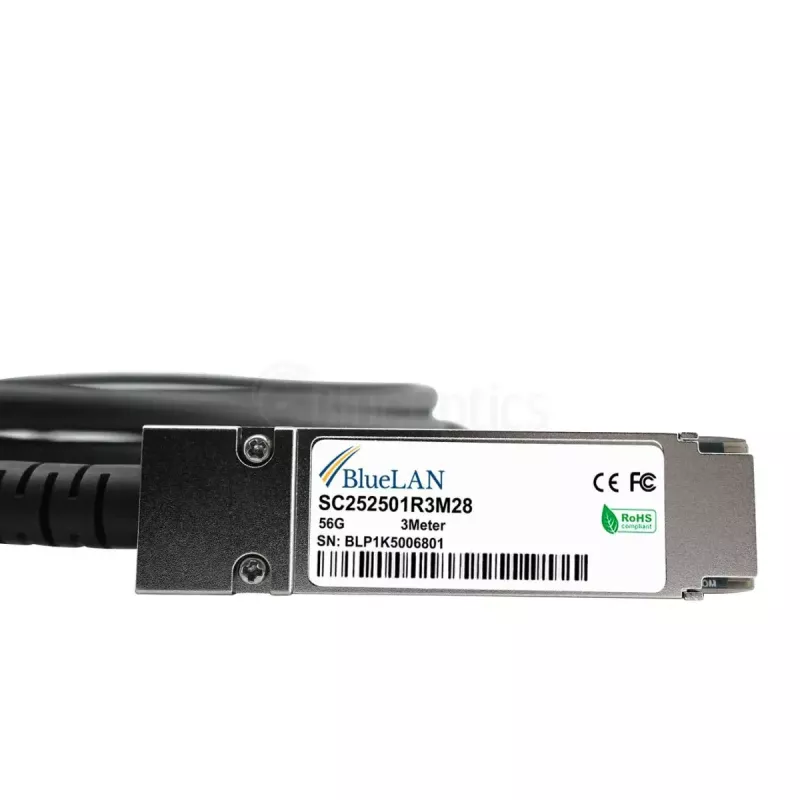 BlueOptics MC2207130-0A1-BL cable de fibra óptica InfiniBand 2m QSFP macho-macho