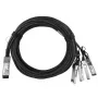 BlueOptics MCP7904-X002A-BL cable de fibra óptica InfiniBand 3 m QSFP 4xSFP+ conector macho/conector macho