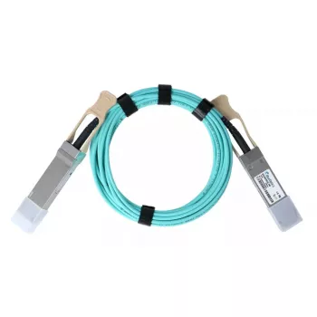 cable de red BlueOptics MFA1A00-C003-TG-BO QSFP28 AOC 3 m turquesa