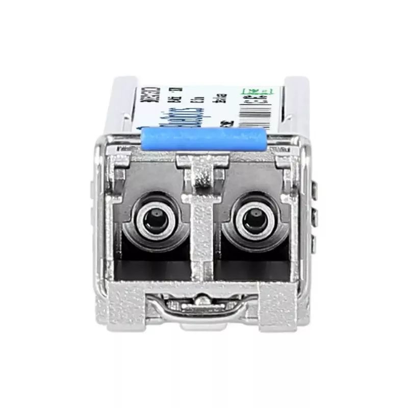 BlueOptics MGBIC-LC05-EN-BO transceptor SFP, compatible con Extreme Networks MGBIC-LC05-EN, de fibra óptica, 155 Mbit/s, LC Duplex, plateado