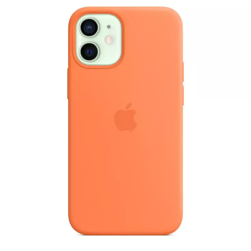 Funda Apple iPhone 12 mini Silicon Case con MagSafe Kumquat