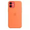 Funda Apple iPhone 12 mini Silicon Case con MagSafe Kumquat