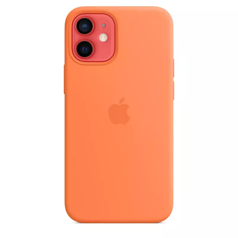 Funda Apple iPhone 12 mini Silicon Case con MagSafe Kumquat