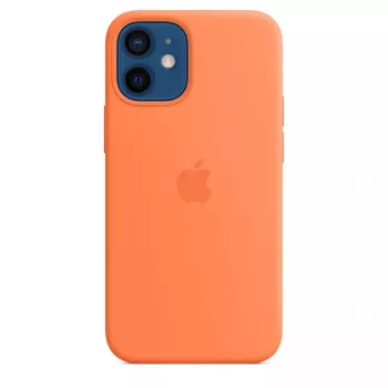 Funda Apple iPhone 12 mini Silicon Case con MagSafe Kumquat