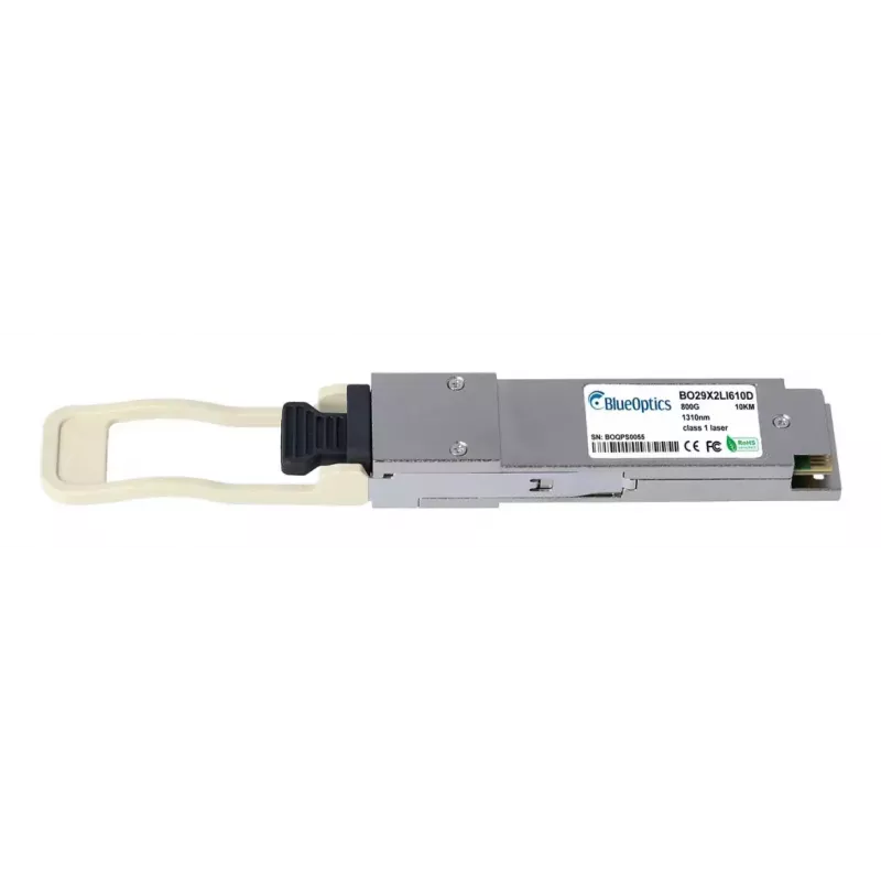 BlueOptics MMA1T00-VS-BO Transceptor QSFP56, 200GBASE-SR4, MPO/MTP, multimodo 850nm 100 m, compatible con Mellanox