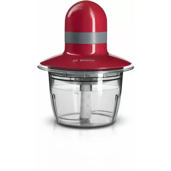 Picadora eléctrica Bosch MMR08R2 0,8 L 400 W gris, rojo