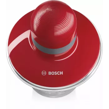 Picadora eléctrica Bosch MMR08R2 0,8 L 400 W gris, rojo
