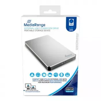 Disco duro externo MediaRange 2TB 3.2 Gen 1 MR997