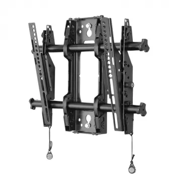 Soporte de pared inclinable con microajuste Chief Medium Fusion, pie individual