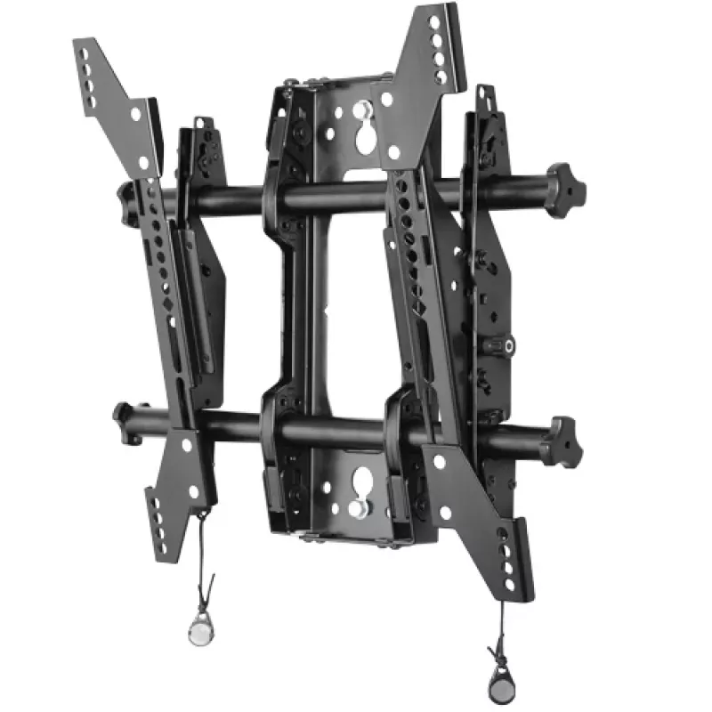 Soporte de pared inclinable con microajuste Chief Medium Fusion, pie individual