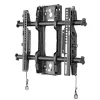 Soporte de pared inclinable con microajuste Chief Medium Fusion, pie individual