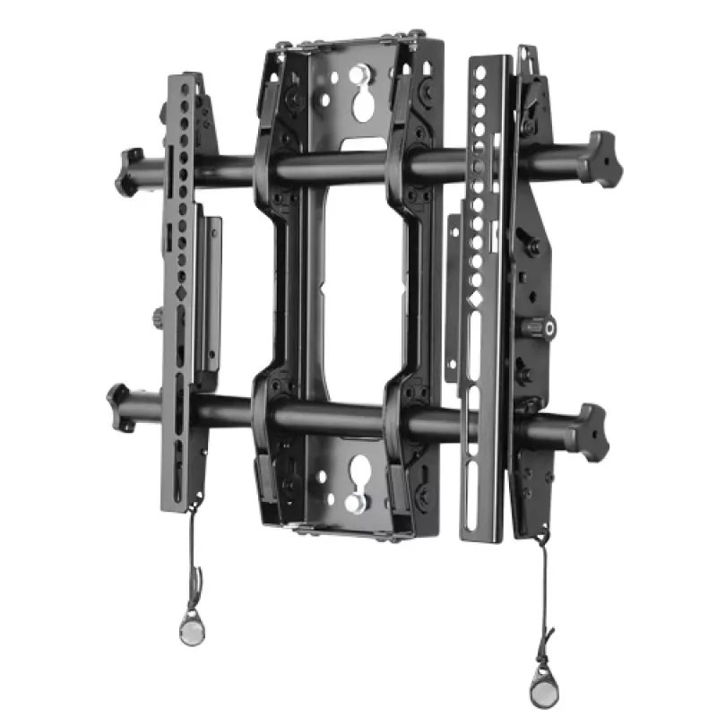 Soporte de pared inclinable con microajuste Chief Medium Fusion, pie individual
