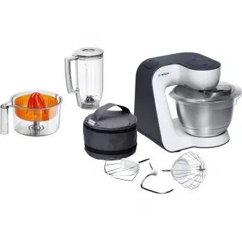 Robot de cocina Bosch MUM5 Start Line 800 W 3,9 L naranja, plata, transparente, blanco