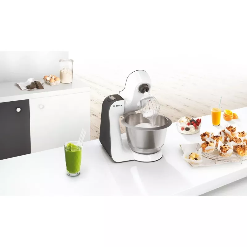Robot de cocina Bosch MUM5 Start Line 800 W 3,9 L naranja, plata, transparente, blanco