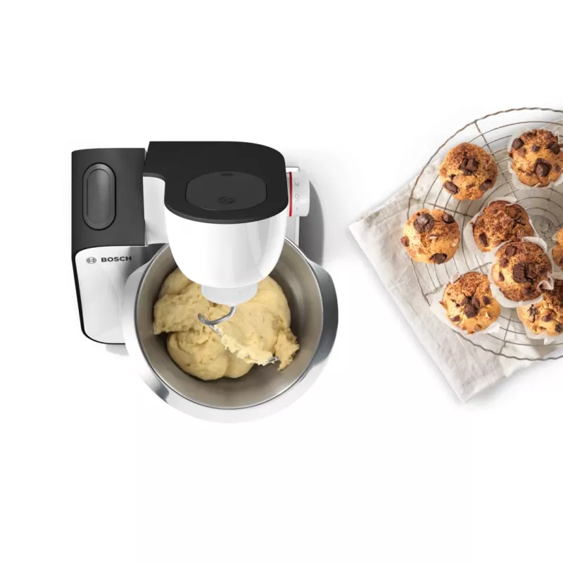 Robot de cocina Bosch MUM5 Start Line 800 W 3,9 L naranja, plata, transparente, blanco