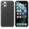 Funda Apple iPhone 11 Pro Max Leather Case negra