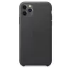 Funda Apple iPhone 11 Pro Max Leather Case negra
