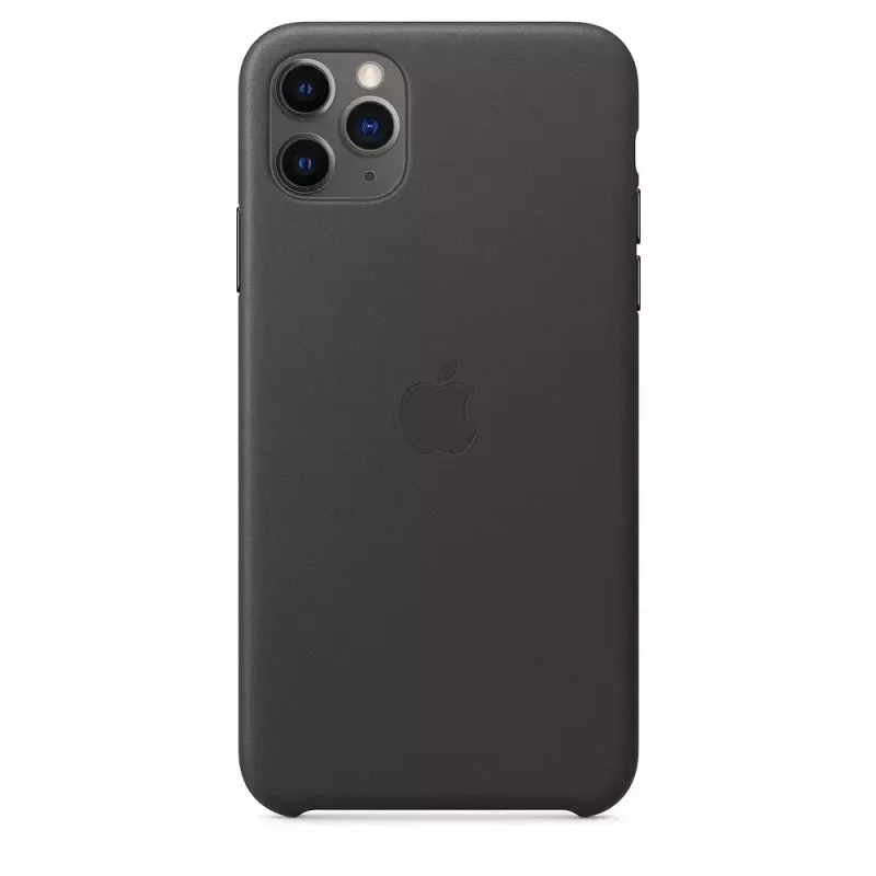 Funda Apple iPhone 11 Pro Max Leather Case negra