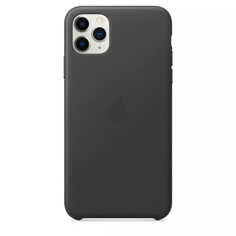 Funda Apple iPhone 11 Pro Max Leather Case negra