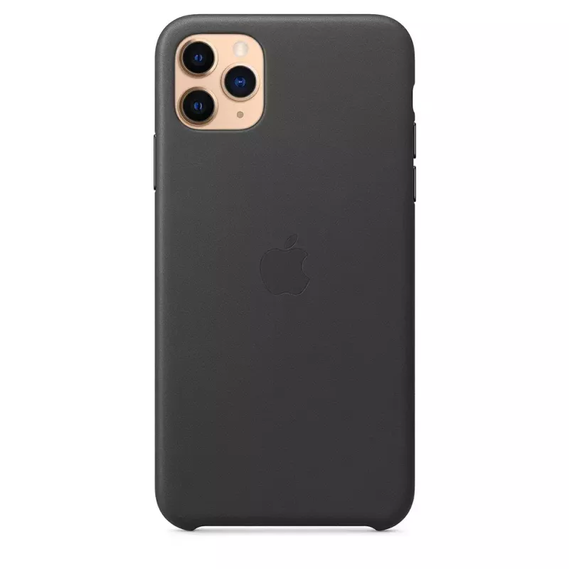 Funda Apple iPhone 11 Pro Max Leather Case negra