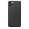 Funda Apple iPhone 11 Pro Max Leather Case negra