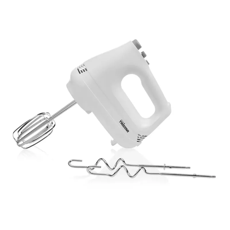 Batidora de mano Tristar MX-4202 200 W Blanco Plástico Acero inoxidable