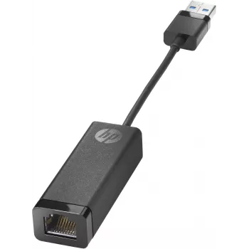 Adaptador HP USB 3.0 a Gigabit LAN, RJ-45, USB 2.0 Type-A, Negro